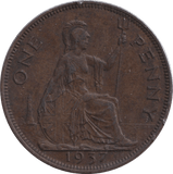 1937 PENNY ( EF ) - PENNY - Cambridgeshire Coins