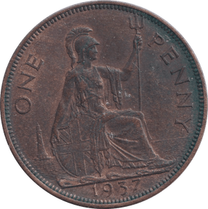 1937 PENNY ( GVF ) - PENNY - Cambridgeshire Coins