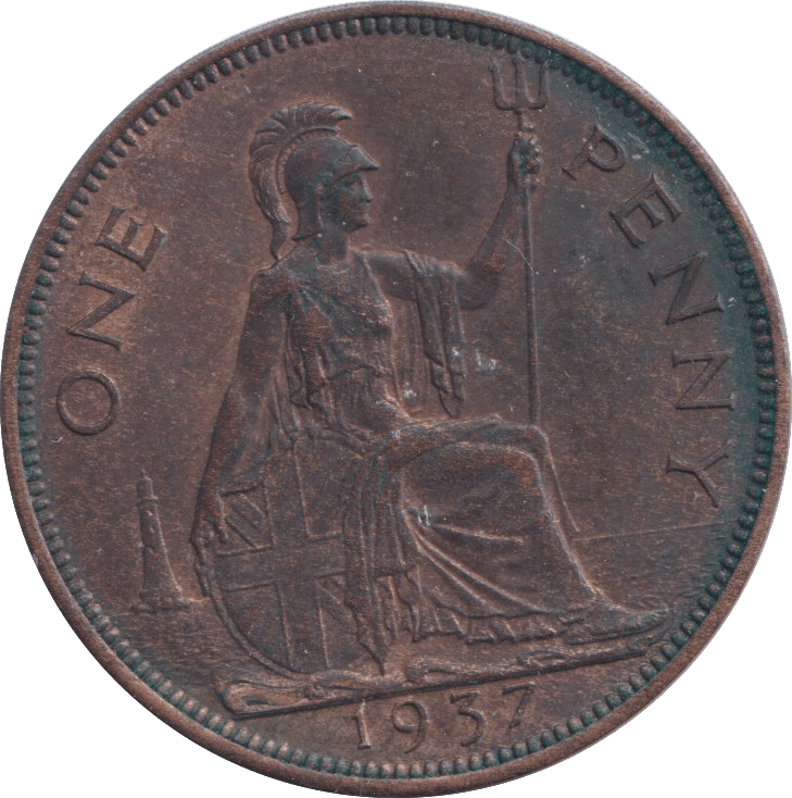 1937 PENNY ( GVF ) - PENNY - Cambridgeshire Coins