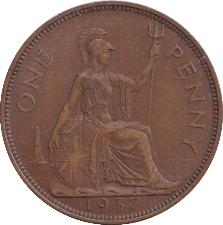 1937 PENNY ( GVF ) - PENNY - Cambridgeshire Coins