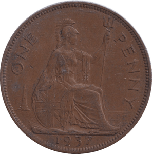 1937 PENNY ( GVF ) - PENNY - Cambridgeshire Coins