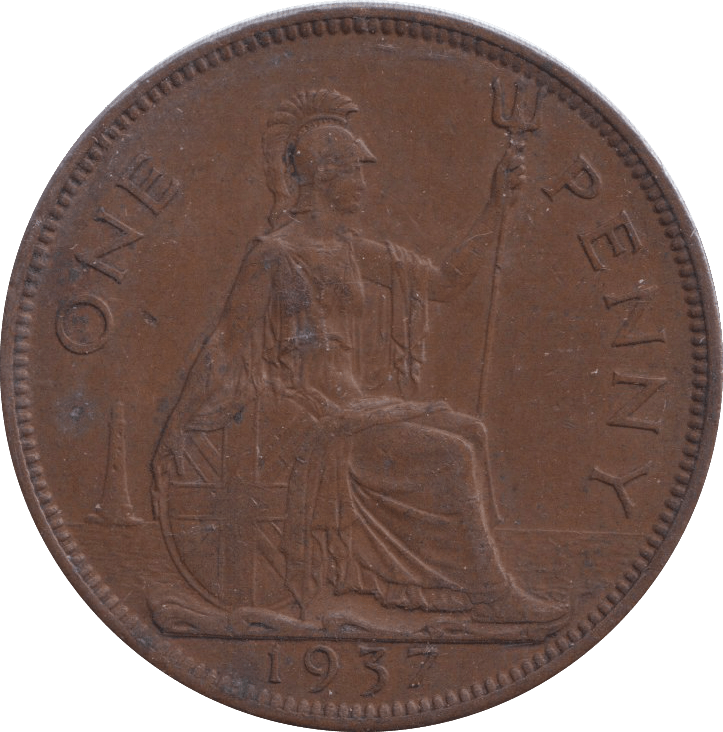 1937 PENNY ( GVF ) - PENNY - Cambridgeshire Coins