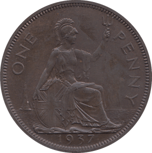 1937 PENNY ( PROOF ) - PENNY - Cambridgeshire Coins
