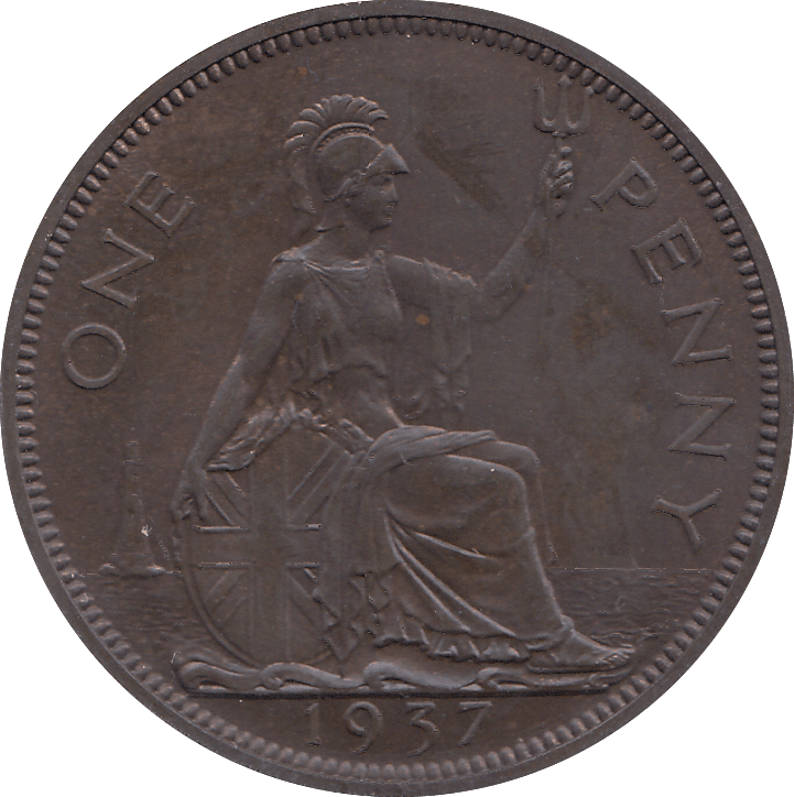 1937 PENNY ( PROOF ) - PENNY - Cambridgeshire Coins