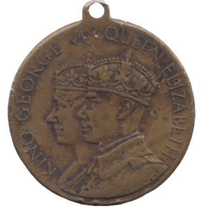 1937 ROWNTREES CORONATION MEDALLION - MEDALS & MEDALLIONS - Cambridgeshire Coins