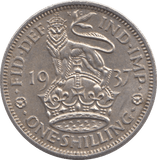 1937 SHILLING ( AUNC ) ENGLAND - Shilling - Cambridgeshire Coins