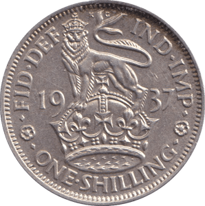 1937 SHILLING ( AUNC ) ENGLISH - SHILLING - Cambridgeshire Coins