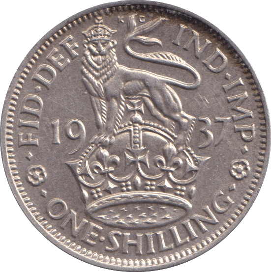 1937 SHILLING ( AUNC ) ENGLISH - SHILLING - Cambridgeshire Coins