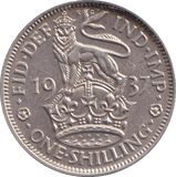 1937 SHILLING ( AUNC ) ENGLISH - SHILLING - Cambridgeshire Coins