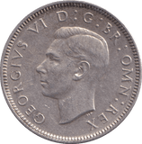 1937 SHILLING ( AUNC ) ENGLISH - SHILLING - Cambridgeshire Coins