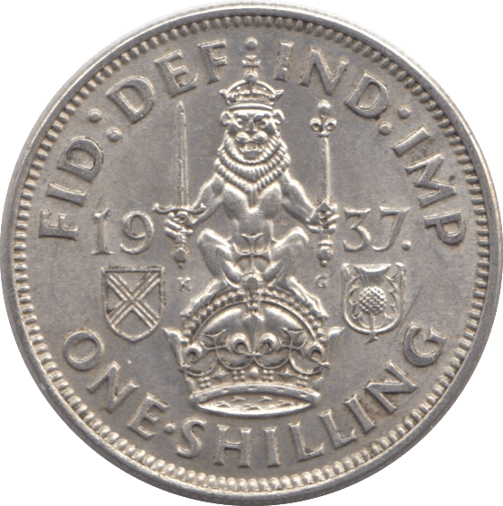 1937 SHILLING ( AUNC ) SCOTLAND - Shilling - Cambridgeshire Coins