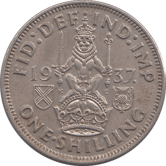 1937 SHILLING ( EF ) SCOTLAND - Shilling - Cambridgeshire Coins