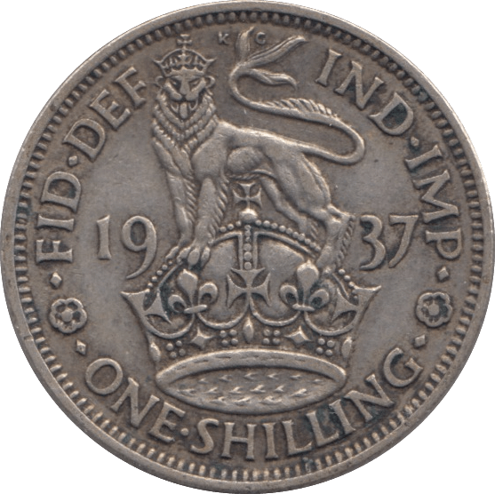 1937 SHILLING ( GVF ) ENGLAND - Shilling - Cambridgeshire Coins