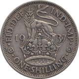 1937 SHILLING ( GVF ) ENGLAND - Shilling - Cambridgeshire Coins