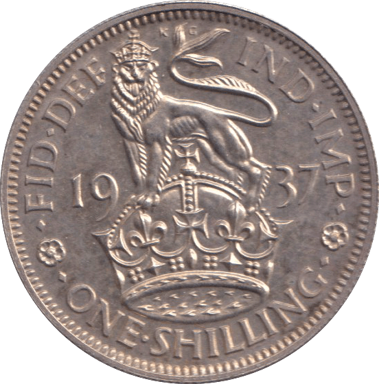 1937 SHILLING ( PROOF ) E - SHILLING - Cambridgeshire Coins