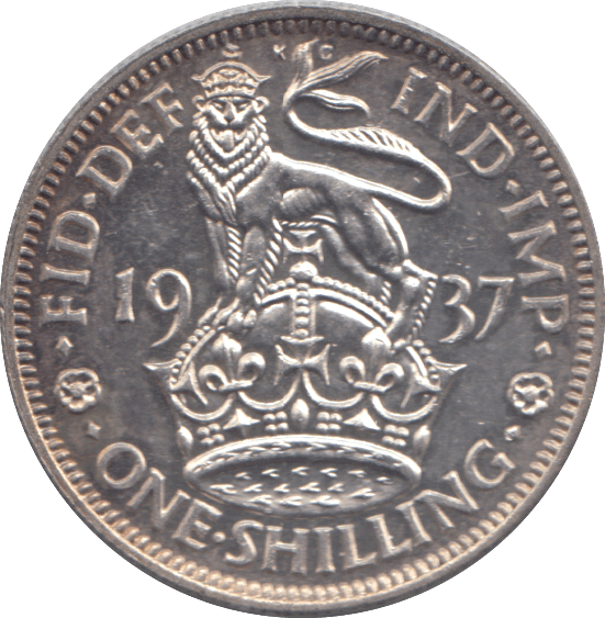 1937 SHILLING ( PROOF ) - SHILLING - Cambridgeshire Coins