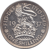 1937 SHILLING ( PROOF ) - SHILLING - Cambridgeshire Coins