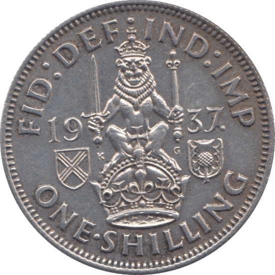 1937 SHILLING ( PROOF ) - SHILLING - Cambridgeshire Coins