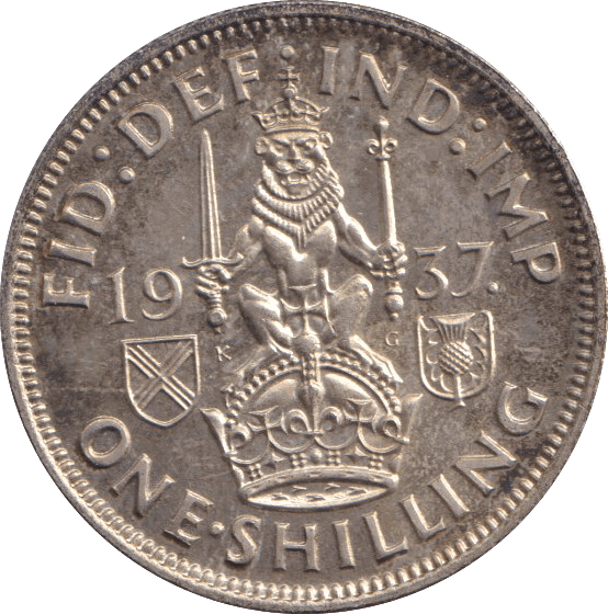 1937 SHILLING ( PROOF ) - SHILLING - Cambridgeshire Coins