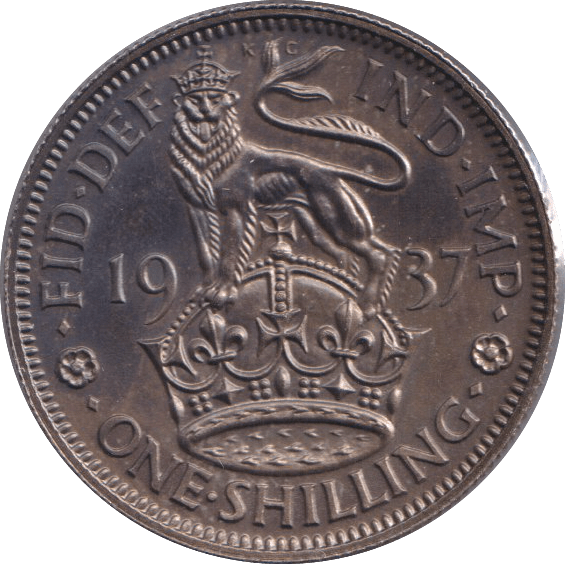 1937 SHILLING ( PROOF ) - SHILLING - Cambridgeshire Coins