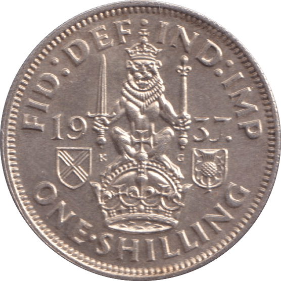 1937 SHILLING ( PROOF ) S - SHILLING - Cambridgeshire Coins