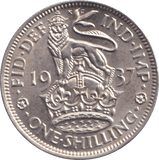 1937 SHILLING ( UNC ) E - SHILLING - Cambridgeshire Coins