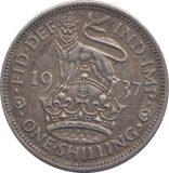 1937 SHILLING ( UNC ) - SHILLING - Cambridgeshire Coins