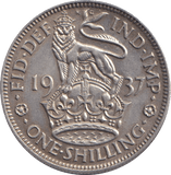 1937 SHILLING ( UNC ) - SHILLING - Cambridgeshire Coins