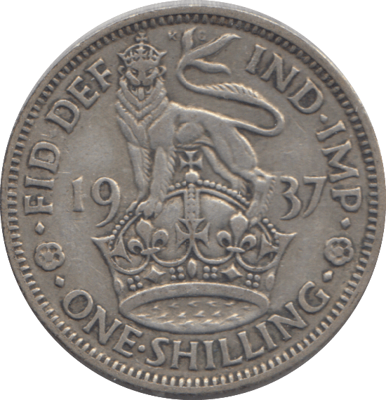 1937 SHILLING ( VF ) - SHILLING - Cambridgeshire Coins