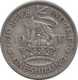 1937 SHILLING ( VF ) - SHILLING - Cambridgeshire Coins