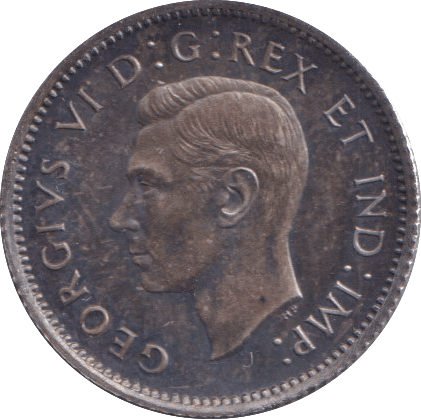 1937 SILVER 10 CENTS CANADA - SILVER WORLD COINS - Cambridgeshire Coins