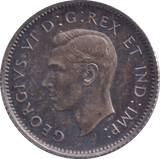 1937 SILVER 10 CENTS CANADA - SILVER WORLD COINS - Cambridgeshire Coins