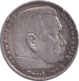 1937 SILVER 5 MARK GERMANY - WORLD COINS - Cambridgeshire Coins
