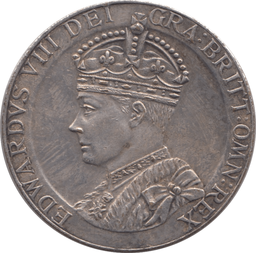1937 SILVER COMMEMORATIVE CORONATION OF EDWARD VIII MEDALLION - MEDALS & MEDALLIONS - Cambridgeshire Coins