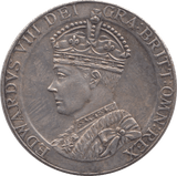 1937 SILVER COMMEMORATIVE CORONATION OF EDWARD VIII MEDALLION - MEDALS & MEDALLIONS - Cambridgeshire Coins