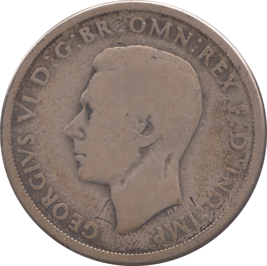 1937 SILVER CROWN AUSTRALIA - SILVER WORLD COINS - Cambridgeshire Coins