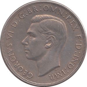 1937 SILVER CROWN AUSTRALIA - SILVER WORLD COINS - Cambridgeshire Coins