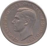 1937 SILVER CROWN AUSTRALIA - SILVER WORLD COINS - Cambridgeshire Coins