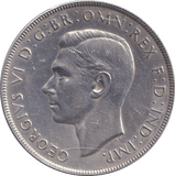 1937 SILVER CROWN AUSTRALIA - SILVER WORLD COINS - Cambridgeshire Coins