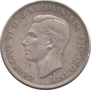 1937 SILVER CROWN AUSTRALIA - SILVER WORLD COINS - Cambridgeshire Coins