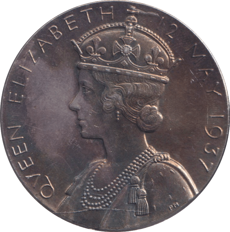 1937 SILVER GEORGE VI MEDALLION - MEDALS & MEDALLIONS - Cambridgeshire Coins