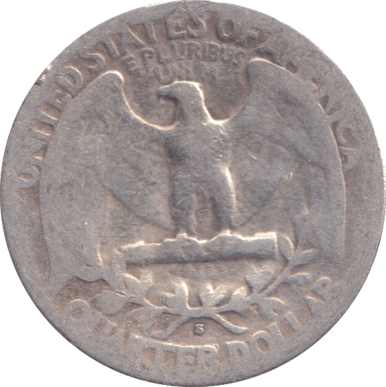 1937 SILVER QUARTER DOLLAR USA - SILVER WORLD COINS - Cambridgeshire Coins