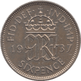 1937 SIXPENCE ( PROOF ) - Sixpence - Cambridgeshire Coins