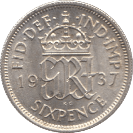 1937 SIXPENCE ( UNC ) - Sixpence - Cambridgeshire Coins