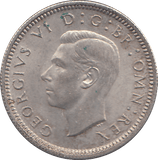 1937 SIXPENCE ( UNC ) - WORLD COINS - Cambridgeshire Coins