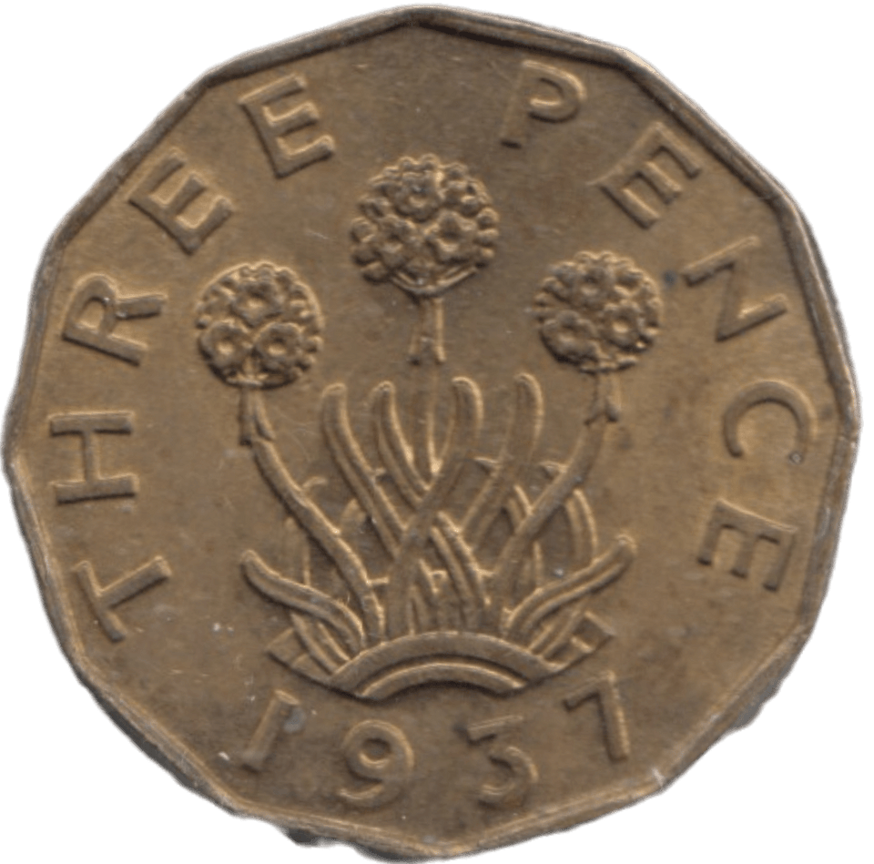 1937 THREEPENCE ( AUNC ) - THREEPENCE - Cambridgeshire Coins