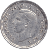 1937 THREEPENCE ( EF ) - THREEPENCE - Cambridgeshire Coins