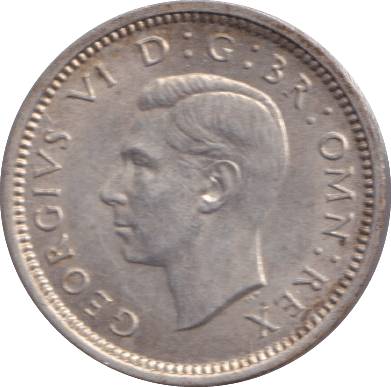 1937 THREEPENCE ( EF ) - THREEPENCE - Cambridgeshire Coins