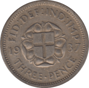 1937 THREEPENCE ( FINE ) - THREEPENCE - Cambridgeshire Coins