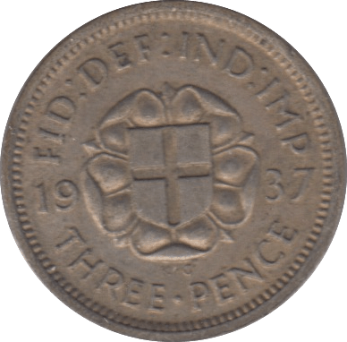 1937 THREEPENCE ( FINE ) - THREEPENCE - Cambridgeshire Coins
